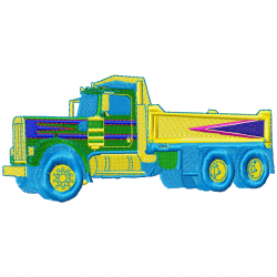 Dumper Truck Embroidery Design 10 Dumper Truck Embroidery Design 10